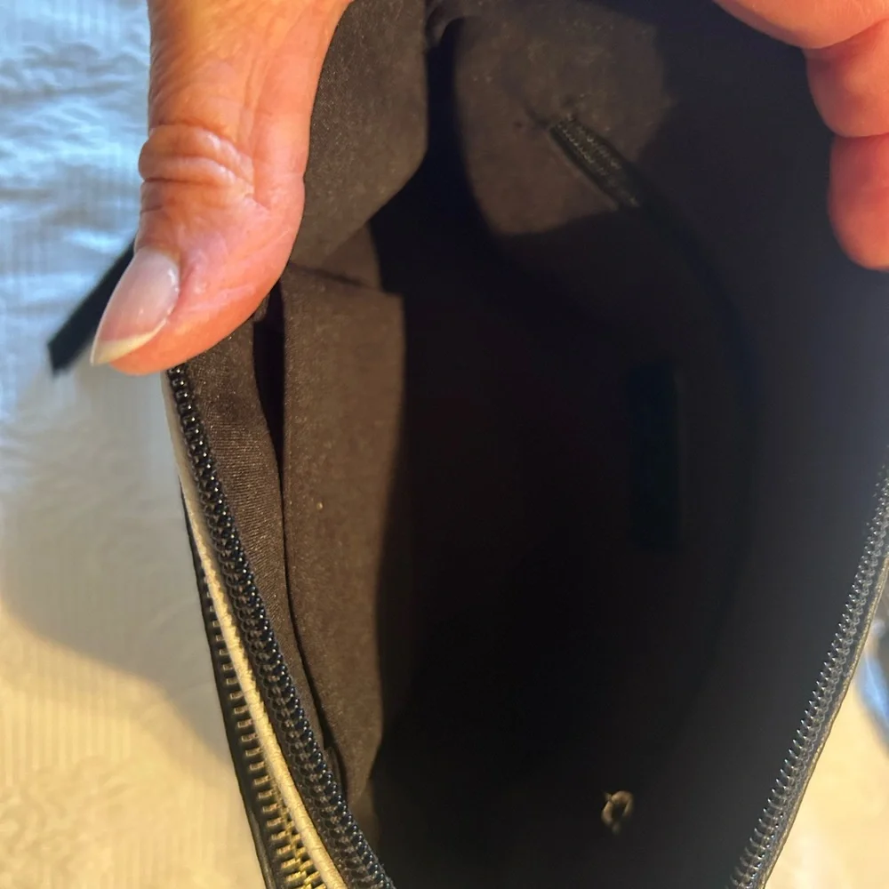 Black and White Crossbody Bag
